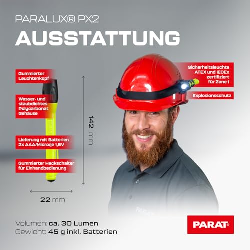 Lampe à main Parat Paralux PX2 robuste de sécurité à piles - 7