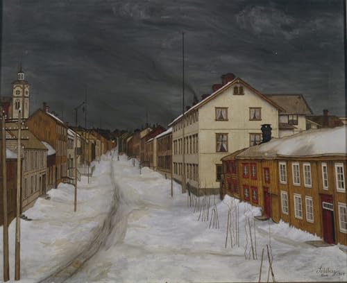 Affiche impression toile Harald Sohlberg peinture murale salon 60x90