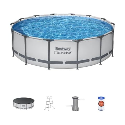 Bestway Steel Pro MAX 14' x 42" Round Pool Set Cover
