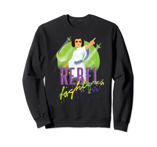 Sweatshirt Star Wars Princess Leia Rebel Fighter vêtement streetwear femme