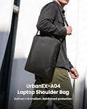 tomtoc 360 ochronna torba na ramię na laptopa 16'' MacBook Pro M5 Pro/Max (2026), M4, M3, M2, M1, NEW RAZER BLADE 15/16, Dell Inspiron 16 Laptop, Dell XPS 16/15, Premium Cordura balistyczna tkanina