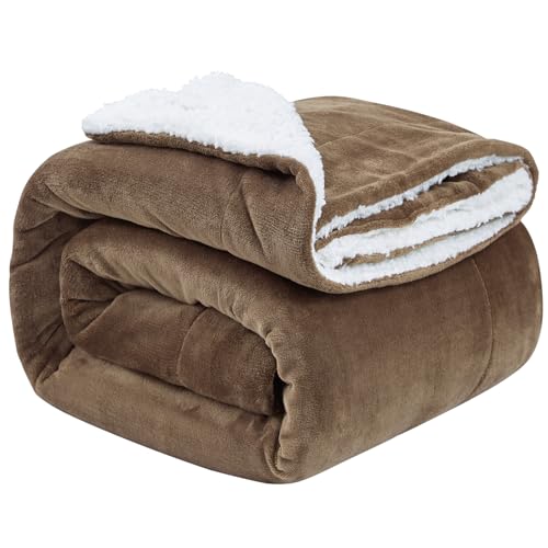 Hansleep Manta Reversible De Franela Y Sherpa 150x200 Cm, Manta Polar Para Cama 90 De Microfibra - Manta Pelo Para Sofá Suave Hipoalérgica, Manta Forro Polar De Invierno Camello Hansleep Manta Reversible De Franela Y Sherpa 150x200 Cm, Manta Polar Para Cama 90 De Microfibra - Manta Pelo Para Sofá Suave Hipoalérgica, Manta Forro Polar De Invierno Camello