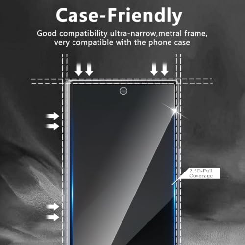 Image of Premium Privacy Tempered Glass Screen Protector for Samsung Galaxy Z Fold 8 Ultra (8 Inch, Pack of 1) Edge to Edge Coverage Anti-Spy Anti-Peeping 9H Hardness Screen Guard with Installation Kit
