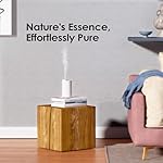 Waterless Diffuser for Essential Oil, Battery Operated Nebulizer, 0.7 Fl.Oz./ 20mL Capacity, Mini Scent Air Machine, 3 Countdown Timers & 3 Mist Levels for Home, Room, Car, Office - AN6 White - Image 5