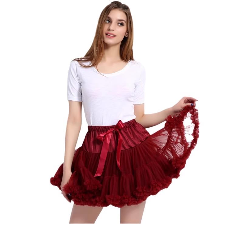 Women's Pull-On High Waisted Wool Pleated Skirt Slim Fit2