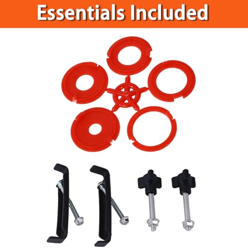 Electric Benchtop Router Table 34 in. x 13.5 in, Universal Benchtop Router Tables Top with Steel Stand, Adjustable Fence, Safety Guard & Miter Gauge for Woodworking, Craftsman Tool (Green) - Image 7