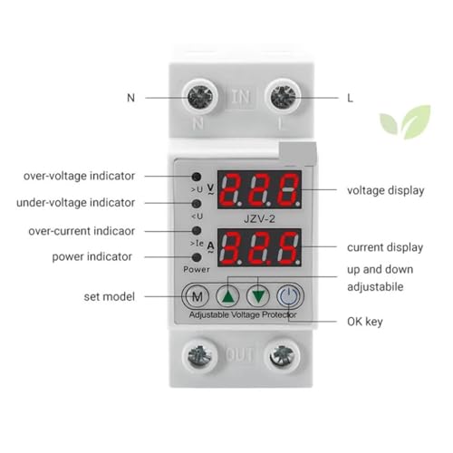 Relais de protection sous-tension et surtension Rail DIN 100A
