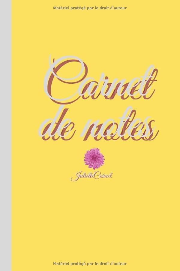 Carnet de notes: Format 10x15 cm, 48 pages, petits carreaux, 6x6