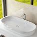 Produktbild Waschbecken24 BxTxH 82x41x13,50 CM Keramik Waschbecken Aufsatzwaschbecken Waschschale Handwaschbecken Gäste-WC A300