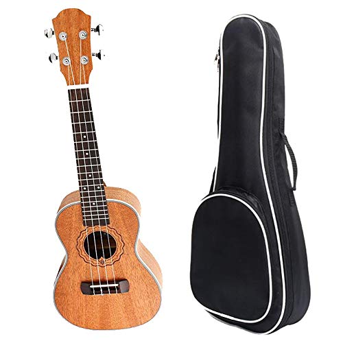 Ukulele 23 Pouces Concert Traditionnel Ukulele en Bois d’acajou Uke Hawaii Enfants Petite Guitare avec Sac Gig for Les… - Les Beatles, Paul McCartney, John Lennon, RIngo Starr, George Harrison Ukulele 23 Pouces Concert Traditionnel Ukulele en Bois d'acajou Uke Hawaii Enfants Petite Guitare avec Sac Gig for Les…