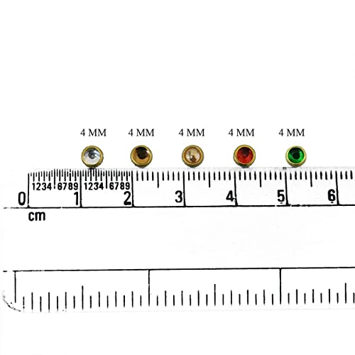 Image of Embroiderymaterial Combo DIY Kit Of Flat Kundan Stone Beads, Grinded Shisha Mirror, Tweezers & Fabric Glue For Craft, Jewellery Making, Embroidery, Bangles Making, Embellishment, Multicolor