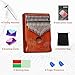 Kalimba 17 Keys Thumb Piano for Beginners – Easy to Learn Solid Wood Mbira Instrument with Tuning Hammer & Gift Bag, Perfect Holiday & Christmas Gift for Adults & Kids Fashion Brown