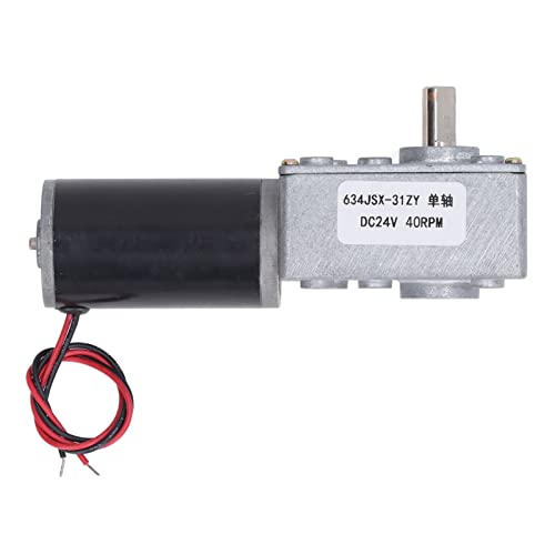 Moteur à engrenage à vis sans fin autobloquant 24V à arbre réversible 5840 31ZY