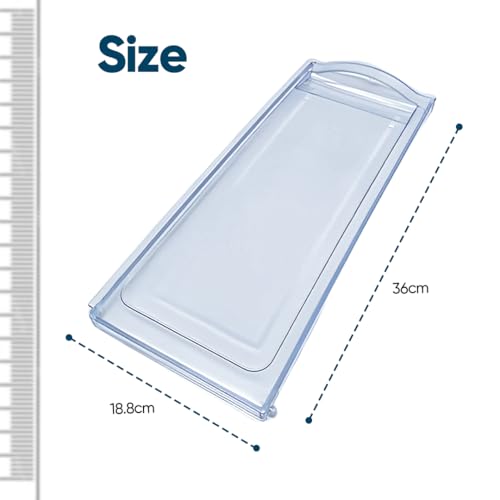 Image of Freezer Door Compatible with LG Direct Cool Refrigerator 190L | Part Code 3580JF1005 | Clear | Pack of 1 |