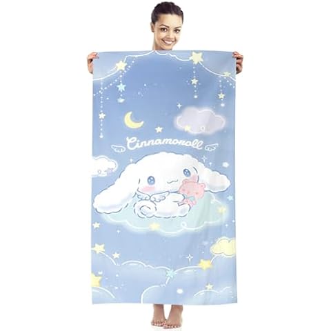 HAJXXMM Cinnaamoroll Super Soft Beach Towel Cover
