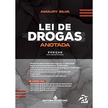 Capa do livro Lei de Drogas Anotada 3ª edição