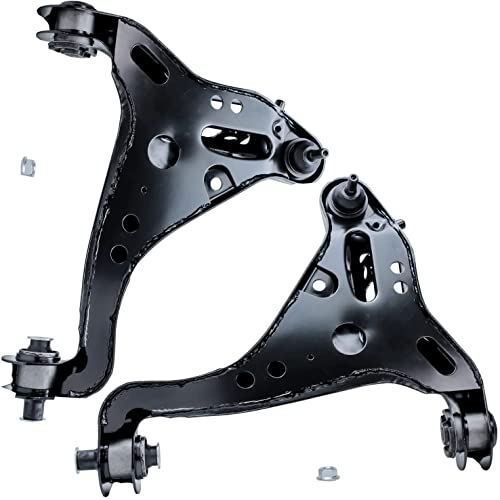 Image of Detroit Axle - 8pc Front End Control Arms Kit for Ford 06-10 Explorer Sport Trac Mercury Mountaineer, 4 Lower & Upper Control Arms + Ball Joints 4 Tie Rod Ends 2006 2007 2008 2009 2010 Replacement