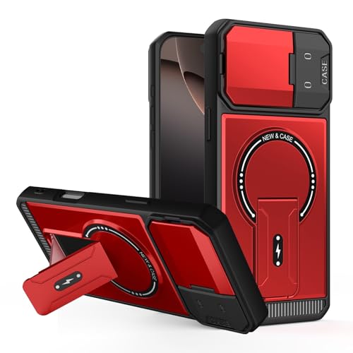 Coque iPhone 17 Pro rigide rouge en silicone pour éviter les rayures sur l'appareil photo