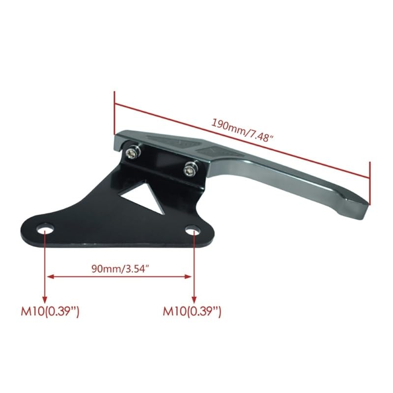 Barras de sujeción para moto azul asideros traseros MSX 12 2