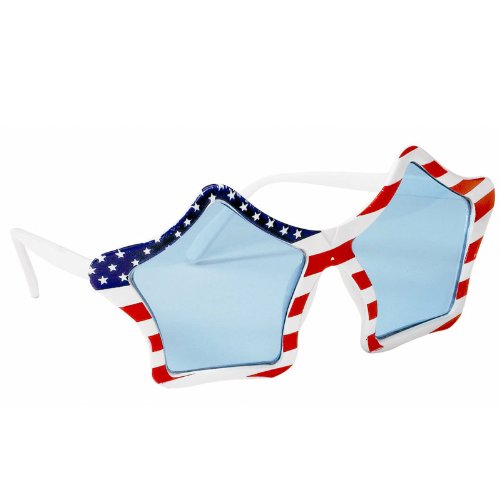 Patriotic American Star Glasses