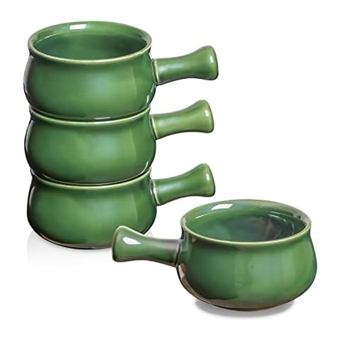 vicrays French Onion Suppenschalen mit Griffen Cover