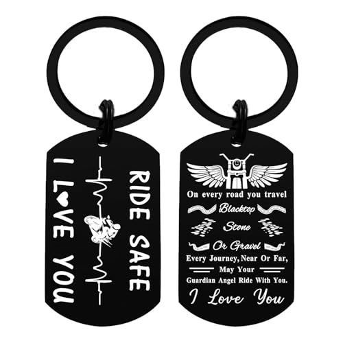 Mataly Motorcycle Keychain, Motorcycle Accessories for Men, 