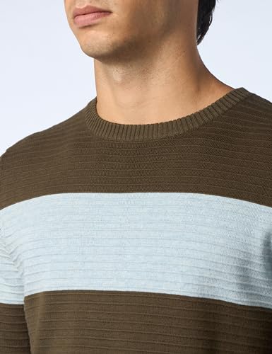 Pull sweater homme col rond vetement chaud hiver chic