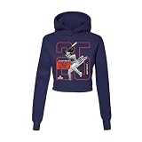 License Champs Gleyber Torres | Detroit Baseball Players | Crop Fleece Hooded Sweatshirt | NVY | L