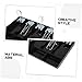 DOITOOL Spacious Cash Register Money Tray Organizer Sturdy Multi-Compartment Cash Holder for Retail Supermarkets Efficient for Receipts and Storage Compact Design