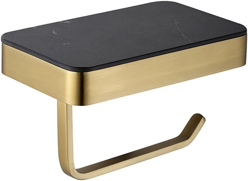 Toilet Paper Holder Wall Mounted Bathroom Accessories Wooden Rolling Towel Rack