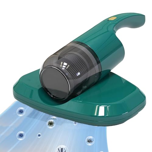 HAMON Aspirador Antiácaros para Colchones, Aspirador de Colchones Portátil, Limpiador de Colchones, Sin Cable Aspiradora Antiacaros,Aspirador UV Portátil para Colchones, Sofás, Alfombras
