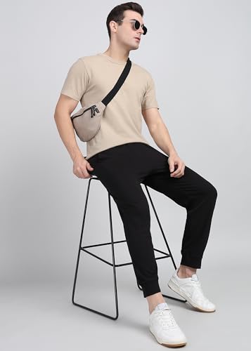 Image of Alan Jones Clothing Men's Regular Fit Mid Rise Track Pant