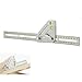 Woodworking Triangle Ruler, KKmoon Multifunctional Woodworking Triangle Ruler Angle Ruler Revolutionary Carpentry Tool Measuring Tools