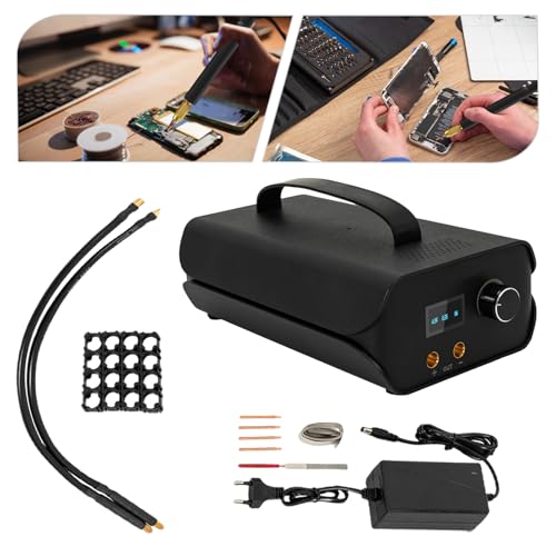 LENDISIY Poste à souder par points, machine de soudage par points, portable, avec condensateur Farad 3000F, prend en charge la bande de nickel 0,1-0,3 mm