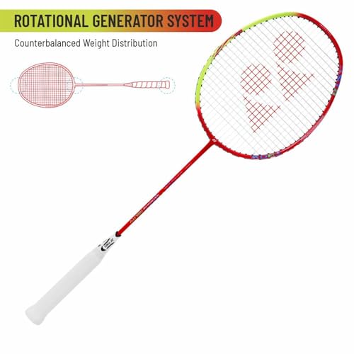 Raquette de badminton Yonex Astrox 02 Ability rouge cordée 4U4 pas cher