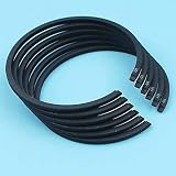 6 unids/lote 38 mm x 1,5 mm juego de anillos de pistón compatible con Husqvarna 36136137141142 235P 235R 232L 240RJ 240RBD motosierra desbrozadora...