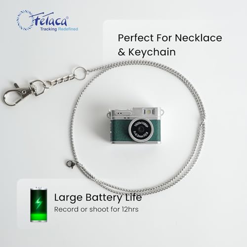 Image of FETACA Mini Digital Camera with Filter Modes, 1080p FHD Video, Flashlight & Keychain | Portable Cute Vlogging Camera for Travel, Gifts & Fun (Green)