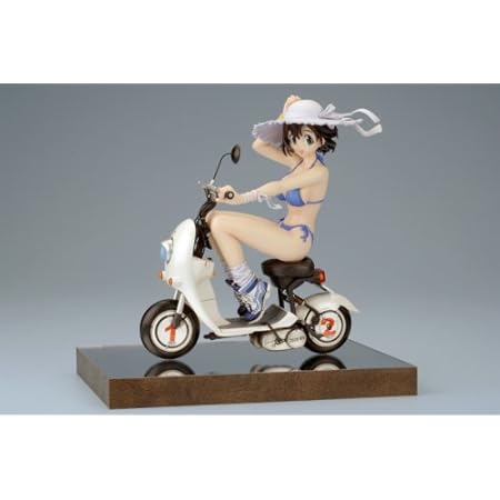 クリエイターズ・ラボ #005 Mine bluE#10 「白い原付で海に向かう、青い水着の女の子」