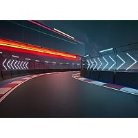 Fotohintergrund Ziellinie Rennstrecke – 2,5x1,8 M, Vinyl, Für Geburtstagsfeiern & Porträts