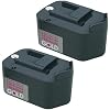Banshee Replaces 2 Pack 2500AH Battery 14.4v 14.4 Volt 8723 - HIGH Rate