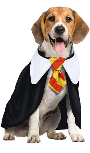 FIESTAS GUIRCA Zauber Schüler Hunde Kostüm - Magier Hund – Halloween Hundekostüm - L