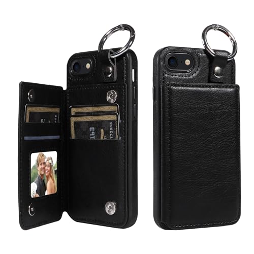 Coque iPhone 7/8/SE étui portefeuille idéal pour sécuriser vos sorties