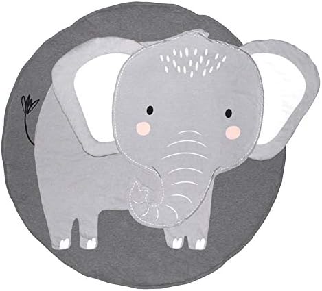 zmigrapddn Baby Kids' Crawling Play Game Blanket Carpet Cartoon Elephant Pattern Floor Mat Soft Nursery Floor Pad Rug Baby Dedrooom Decor Elephant