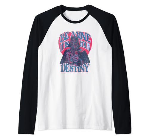 T-shirt Star Wars Raglan Darth Vader Vêtement Saint-Valentin Pop Culture