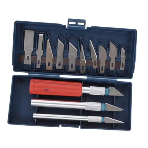 OSALADI 13pezzi Coltello Da Incisione Per Intaglio Set Di Strumento Di Precisione Per Riparazione Di Modelli Taglio Su Legno Cartone Da Parati