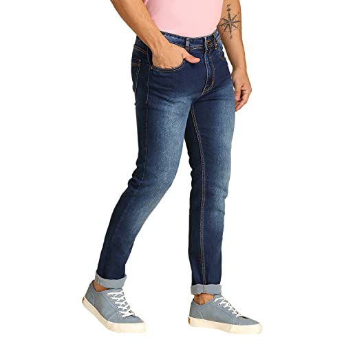 Image of High Star Men Slim Fit Light Fade Jeans | Men Jeans
