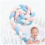 Wizvox Baby Cojines Infantiles para AnticolisióN Trenza Cuna Adecuado para DecoracióN De Habitaciones,B-150CM