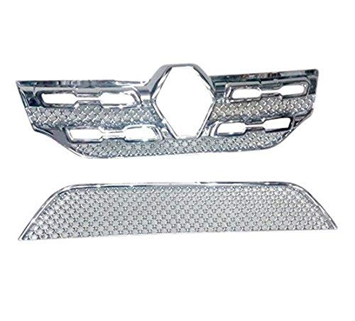 CAR SAAZ Bentley Style Front Chrome Grill Compatible with Kwid Type 1(2015-2018)