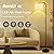 BoostArea Dimmable Floor Lamp for Living Room,Arc Sofa Lamps with Remote Control,Stepless Dimmable & Colors Temperature,2700k-6500k,67 in,Tall Modern Standing Lamp for Bedroom Study Room Office,White