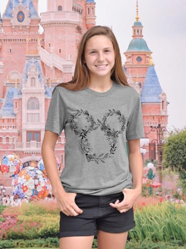 Image of Magic Kingdom Castle Shirt Holiday Short Sleeve Boho Clothes for Women